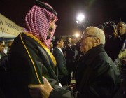 لقطات من وصول ولي العهد إلى تونس .. واستقبال الرئيس السبسي