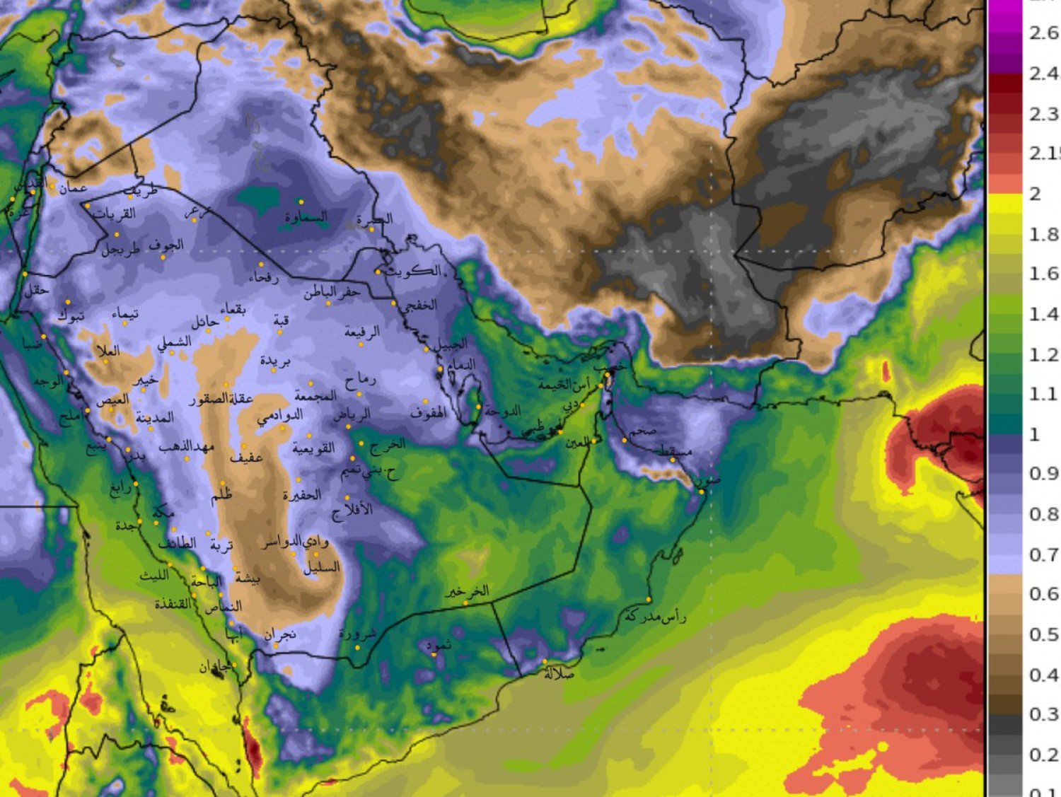 الحصيني يتوقع هطول أمطار غزيرة وجريان السيول في عدة مناطق